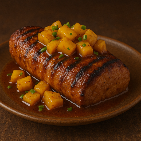Jamaican Pork Tenderloin with Pineapple